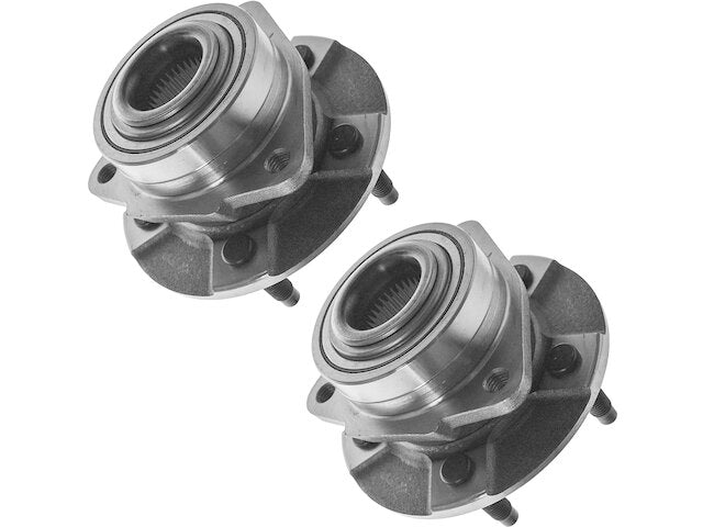 Front Wheel Hub and Bearing Kit 2 Piece - 2006 Pontiac Torrent - TRQ 18627-07401854