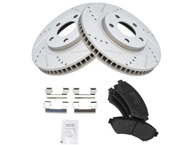 Front Brake Pad and Rotor Kit - 1998-1999 Oldsmobile Intrigue - TRQ 4534-07404343