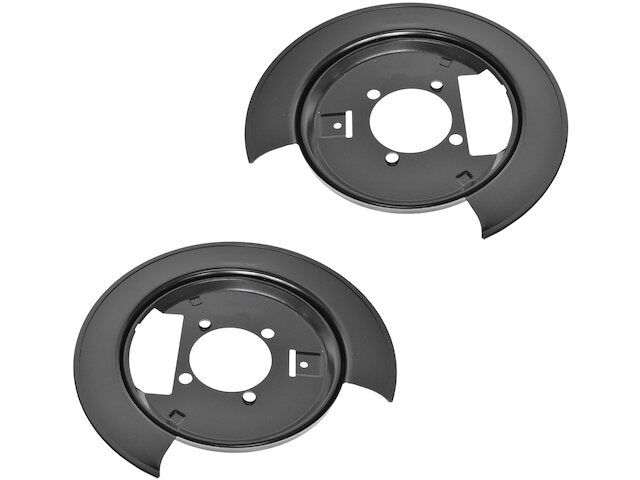 Rear Brake Backing Plate 2 Piece Set - 1997-2004 Chevrolet S10 - DIY Solutions 3682-07408950