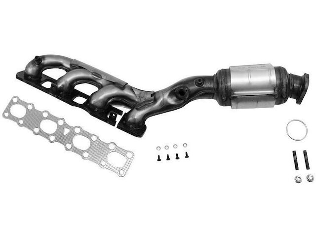 Right Exhaust Manifold with Integrated Catalytic Converter - 2004 Nissan Pathfinder Armada - DIY Solutions 138414-07411424