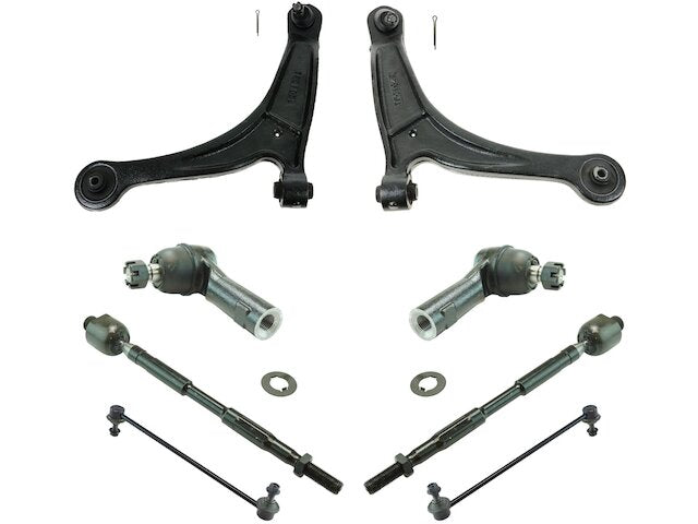 Control Arm Sway Bar Link Tie Rod Kit 8 Piece Set - 2006-2014 Honda Ridgeline - TRQ 18569-07412561