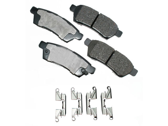 Rear Brake Pad Set - 2005-2015 Nissan Xterra - Akebono 18395-07413787