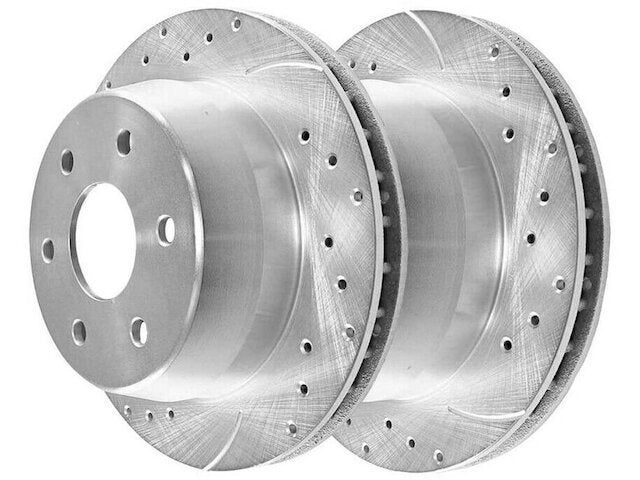 Rear Brake Rotor Set 2 Piece - 2002-2006 Cadillac Escalade - TRQ 2853-07420031