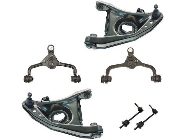 Front Control Arm Ball Joint Sway Bar Link Kit 6 Piece - 1998-2002 Ford Crown Victoria - TRQ 5012-07427149