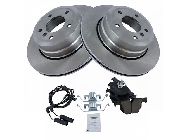Rear Brake Pad and Rotor Kit - 2009-2010 BMW 535i xDrive - TRQ 30300-07433519