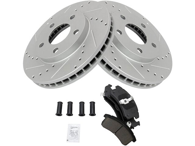 Front Brake Pad and Rotor Kit - 1994-1997 Buick LeSabre - TRQ 2618-07434394