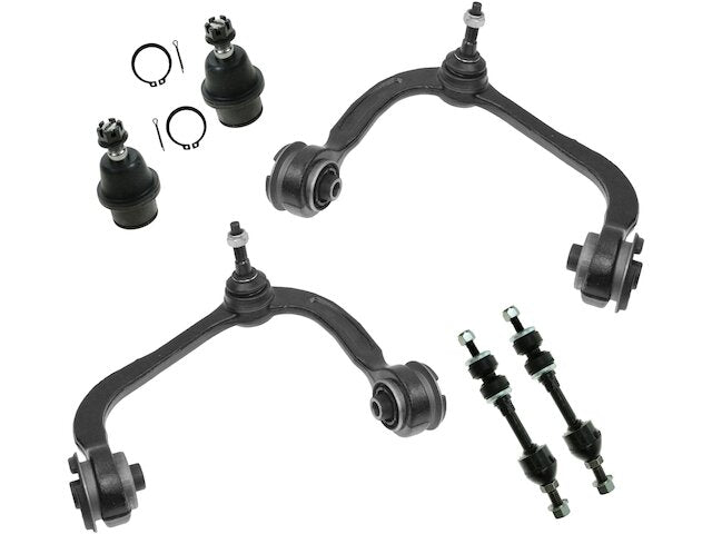 Control Arm Ball Joint Sway Bar Link Kit - 6 Piece - 2005-2008 Ford F-150 RWD (From 11/00/2004) - TRQ 18250-07436016