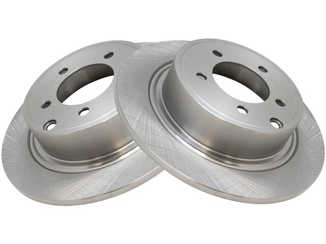Rear Brake Rotor Set 2 Piece - 2008-2009, 2011 Dodge Caliber SRT-4 2.4L 4-Cylinder - TRQ 29037-07437664