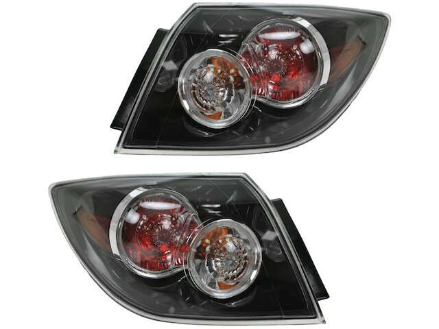 Tail Light Assembly Set 2 Piece - 2007-2009 Mazda 3 Hatchback - DIY Solutions 24036-07440311