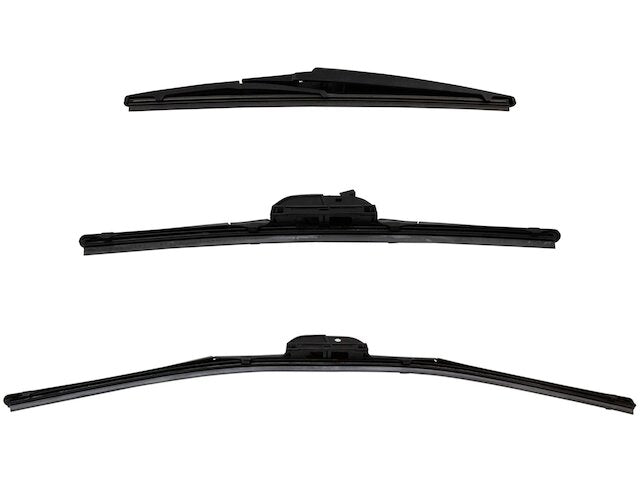 Wiper Blade Set 3 Piece - 2012-2017 Fiat 500 - DIY Solutions 118457-07444395