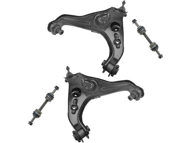 Front Control Arm and Sway Bar Link Kit 4 Piece - 2009-2013 Ford F150 RWD - TRQ 30322-07448886