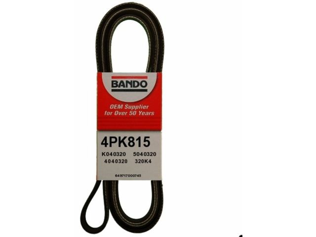 Air Conditioning Accessory Drive Belt - 2001-2011 Hyundai Accent 1.6L 4-Cylinder - Bando 191-07454365