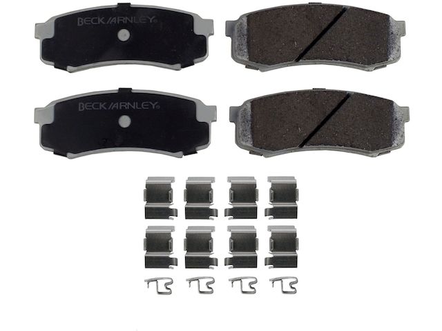 Rear Brake Pad Set - 2003-2009 Lexus GX470 - Beck Arnley 7906-07458686