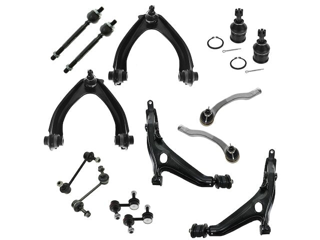 Front and Rear Control Arm Ball Joint Tie Rod End Kit 14 Piece - 1997-2001 Honda CRV - TRQ 6021-07473867