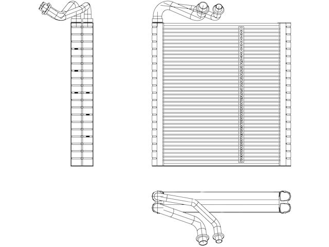 Front A/C Evaporator - 2011-2014 Ford F150 - TYC 96880-07477572