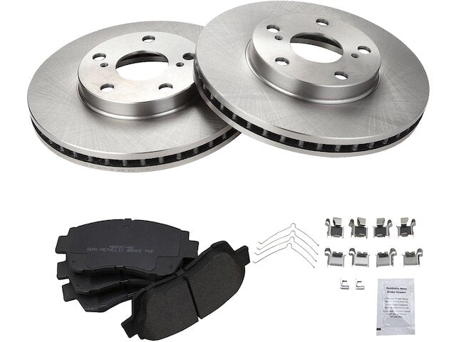 Front Brake Pad and Rotor Kit - 1992-1996 Lexus ES300 - TRQ 7516-07478336
