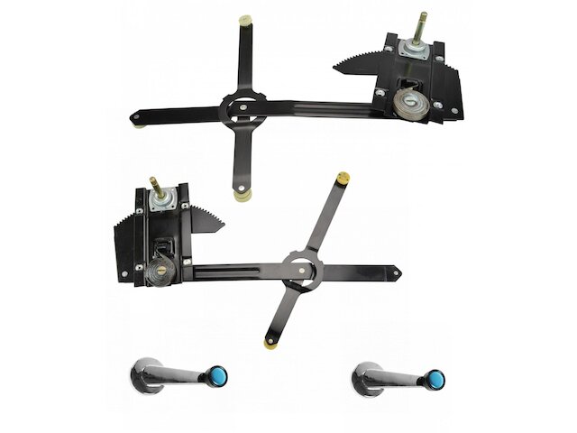 Front Window Regulator and Crank Handle Kit 4 Piece - 1981-1986 Chevrolet K20 - TRQ 3407-07482606
