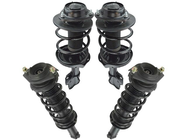 Front and Rear Strut and Coil Spring Assembly 4 Piece Set - 2010-2012 Subaru Legacy Naturally Aspirated (Excludes Turbo) - TRQ 96047-07483761