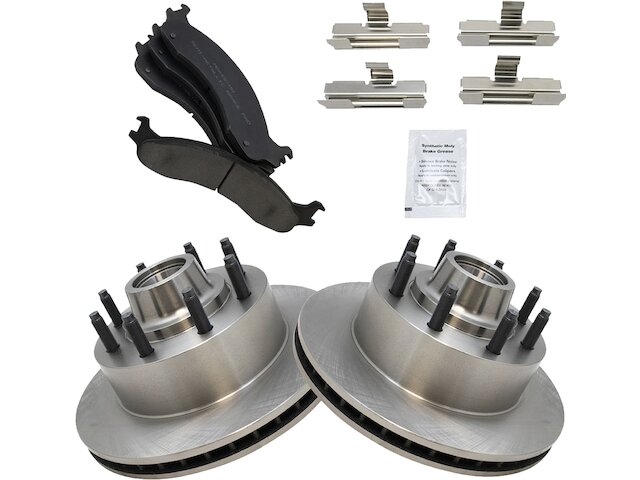 Front Brake Pad and Rotor Kit - 1999-2007 Ford E350 Super Duty - TRQ 137342-07485049