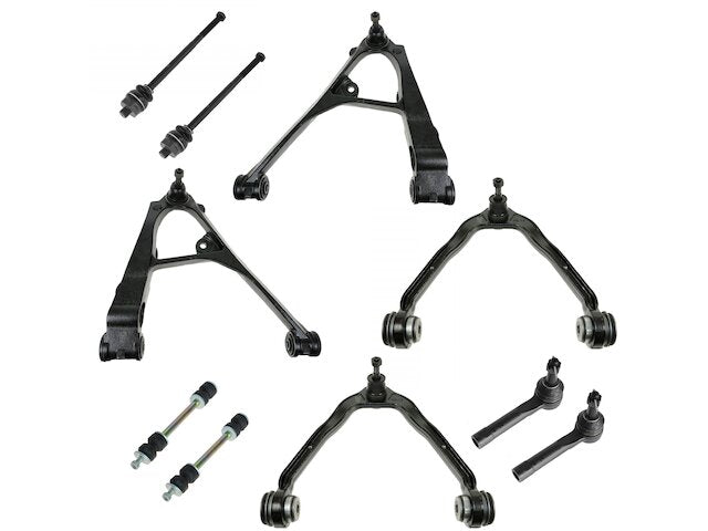 Front Control Arm Sway Bar Link Tie Rod Kit 10 Piece - 1999-2006 GMC Sierra 1500 - TRQ 4254-07485288