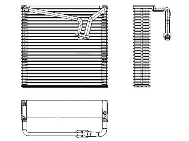 Front A/C Evaporator - 2001-2006 Acura MDX Sport Utility 3.5L V6 - TYC 5917-07487589
