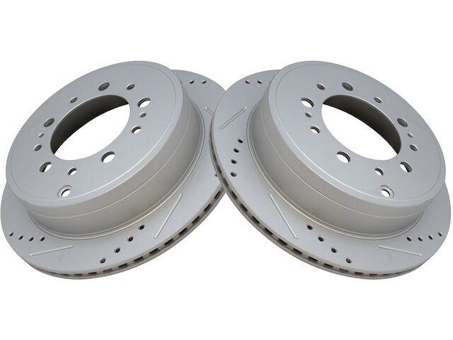 Rear Brake Rotor Set 2 Piece - 2008-2022 Toyota Sequoia - TRQ 29122-07489127
