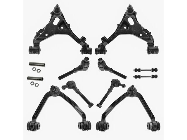 Front Control Arm Ball Joint Tie Rod and Sway Bar Link Kit 12 Piece - 1998-2002 Lincoln Navigator 4WD - TRQ 5655-07493170