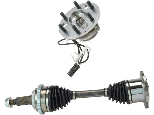 Axle and Wheel Hub Assembly Kit 2 Piece - 1995-1999 Chevrolet K1500 Suburban 4WD GAS - TRQ 3395-07495908