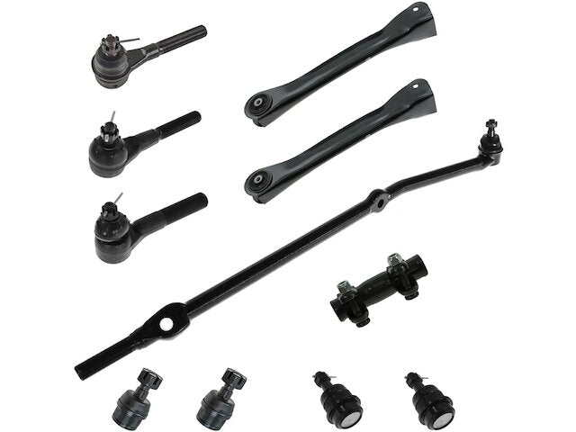 Front Control Arm Ball Joint Tie Rod End Kit 11 Piece - 1991-2001 Jeep Cherokee 4WD - TRQ 2226-07501466
