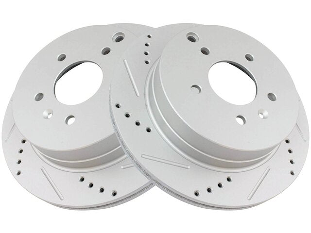 Rear Brake Rotor Set 2 Piece - 2008-2010 Saturn Vue - TRQ 28615-07506522