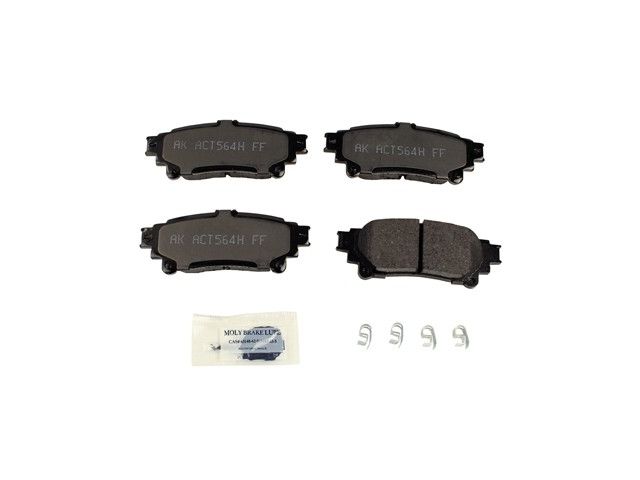 Rear Brake Pad Set - 2016-2020 Lexus IS300 - Beck Arnley 137417-07512456