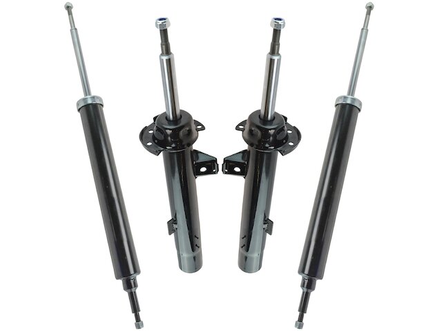 Front and Rear Suspension Strut and Shock Absorber Assembly Kit 4 Piece - 2006 BMW 330i - TRQ 18567-07513459