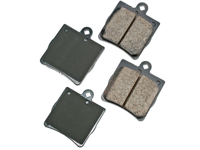 Rear Brake Pad Set - 1998-2000 Mercedes C280 - Akebono 6337-07513687