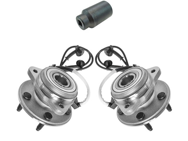 Front Wheel Hub Assembly and Socket Kit - 2001-2002 Ford Explorer Sport Trac 4WD - TRQ 18628-07515977