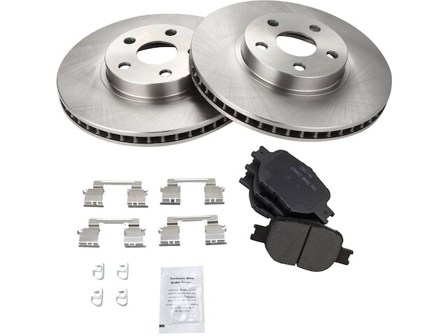 Front Brake Pad and Rotor Kit - 2000-2005 Toyota Celica GTS - TRQ 7985-07516550