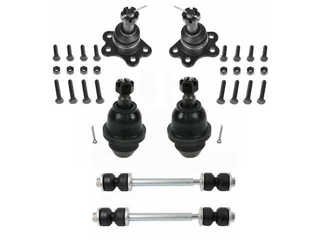Front Ball Joint Sway Bar Link Kit 6 Piece - 1995-1999 Chevrolet K1500 - TRQ 3381-07521389