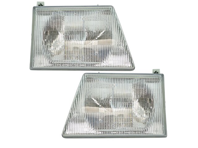 Headlight Assembly Set 2 Piece - 1992-1996 Ford E250 Econoline - DIY Solutions 5117-07522038