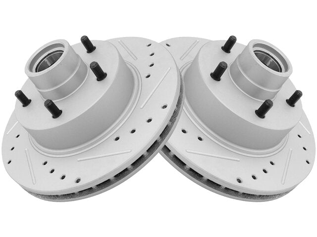 Front Brake Rotor Set 2 Piece - 1970-1978 Pontiac Firebird - TRQ 16885-07523509
