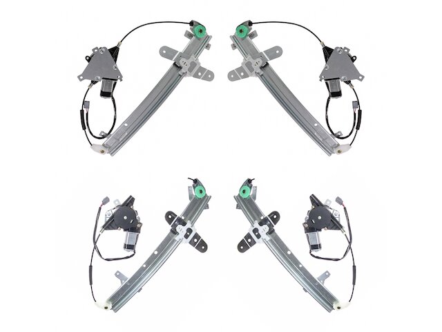 Window Regulator and Motor Kit 4 Piece - 1992-2011 Ford Crown Victoria - TRQ 5006-07525215