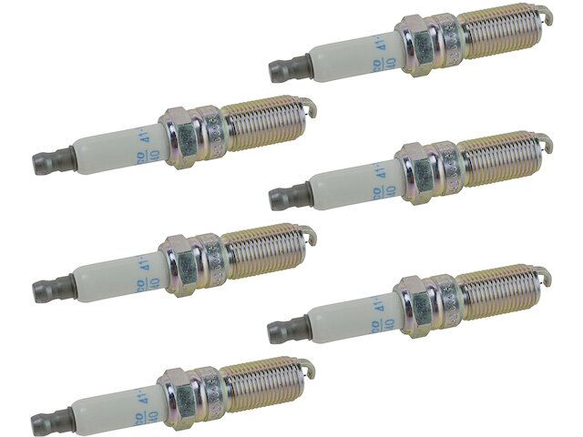 Spark Plug Set 6 Piece - 2010-2016 GMC Acadia 3.6L V6 - DIY Solutions 30473-07525951