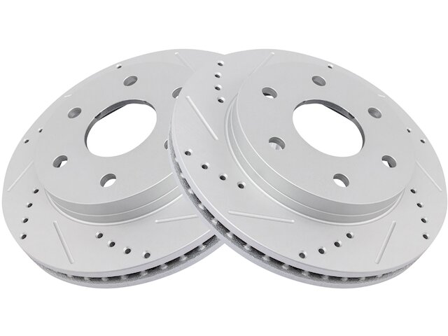 Front Brake Rotor Set 2 Piece - 2003-2005 Chevrolet Express 2500 - TRQ 3259-07534479