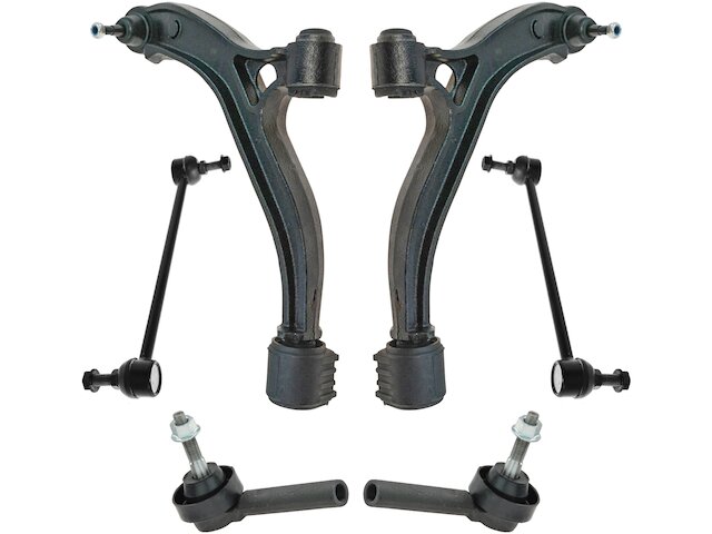 Front Control Arm Sway Bar Link Tie Rod Kit 6 Piece - 2001-2004 Dodge Caravan - TRQ 1704-07534711