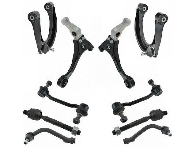 Front Control Arm Ball Joint Tie Rod and Sway Bar Link Kit 12 Piece - 2007-2010 Hyundai Sonata - TRQ 19024-07537885