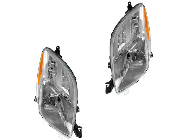 Headlight Assembly Set of 2 - 2007-2008 Toyota Yaris Hatchback - DIY Solutions 18959-07540992