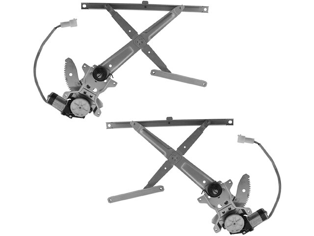 Front Window Regulator and Motor Kit 2 Piece - 1984-1989 Toyota Pickup - TRQ 8115-07543269