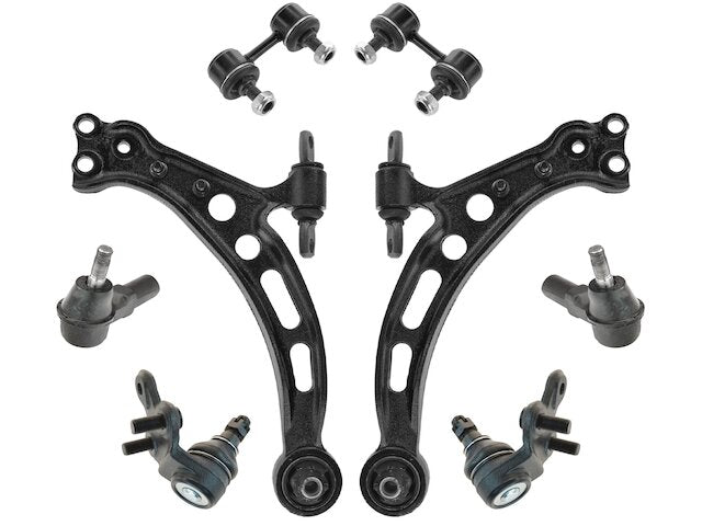 Front Control Arm Ball Joint Tie Rod End Kit 8 Piece - 1992-1996 Lexus ES300 - TRQ 7516-07543387