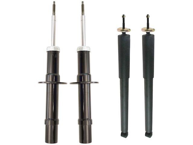 Front and Rear Shock Absorber Set 4 Piece - 2011-2016 Dodge Charger - TRQ 97144-07546329