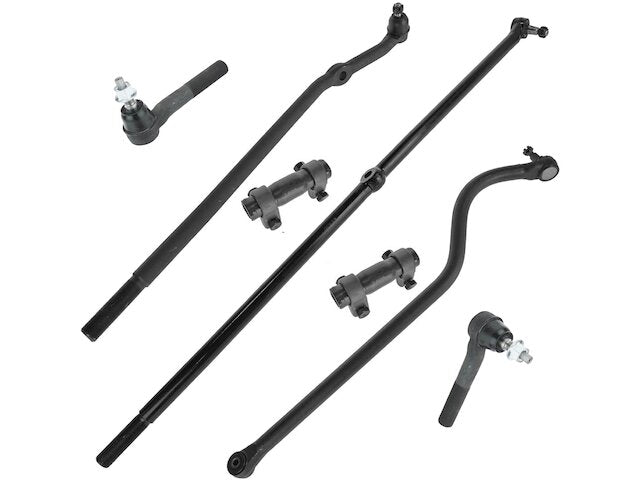 Tie Rod End Track Bar Drag Link Kit 7 Piece - 2000-2001 Dodge Ram 1500 4WD - TRQ 1970-07551830