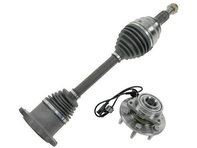 Axle and Wheel Hub Assembly Kit 2 Piece - 2007-2014 GMC Yukon 4WD - TRQ 18956-07554701