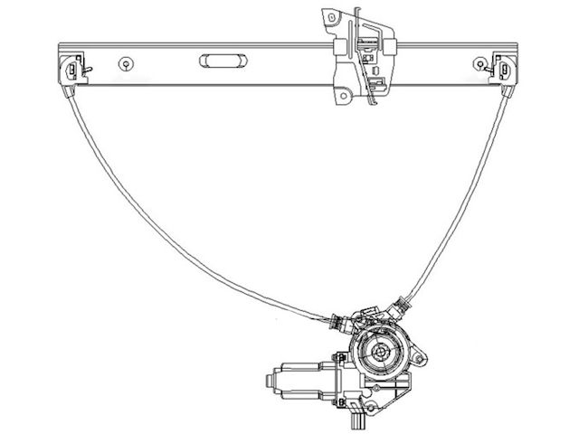 Front Right Window Regulator - 2008-2011 Mercury Mariner Sport Utility - TYC 28410-07557425